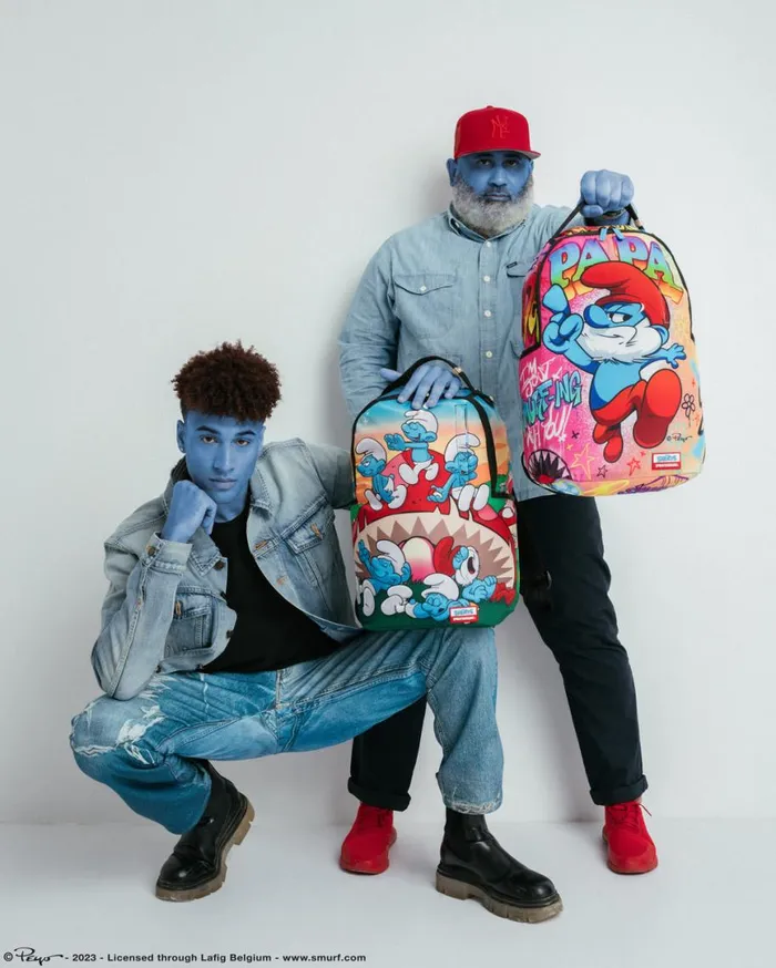 SPRAYGROUND Backpacks PAPA SMURF ON THE RUN BACKPACK 8211 Universal SPRAYGROUND Backpacks PAPA SMURF ON THE RUN BACKPACK 8211 Universal