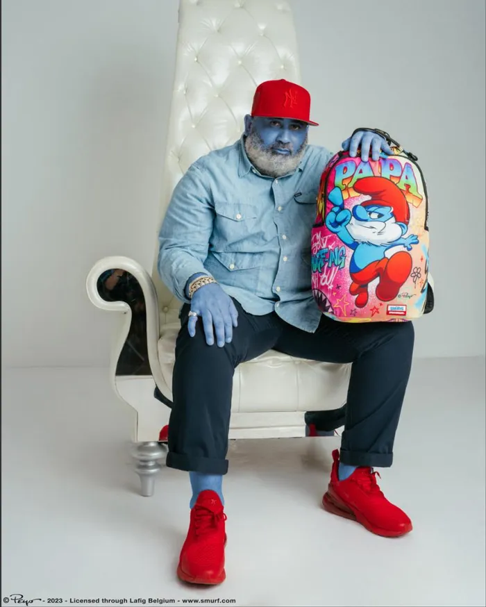 SPRAYGROUND Backpacks PAPA SMURF ON THE RUN BACKPACK 8211 Universal SPRAYGROUND Backpacks PAPA SMURF ON THE RUN BACKPACK 8211 Universal