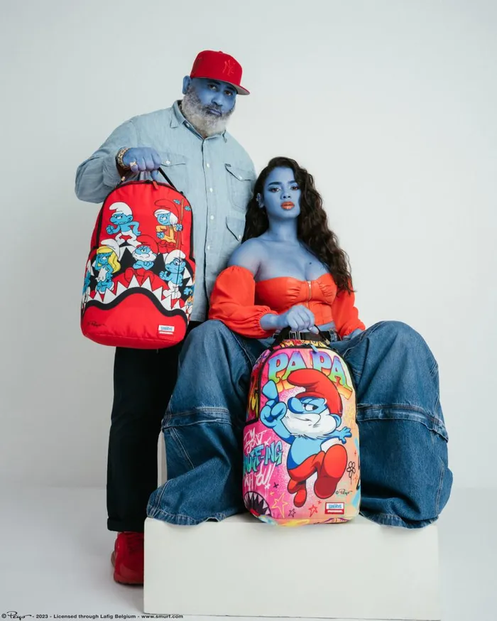 SPRAYGROUND Backpacks PAPA SMURF ON THE RUN BACKPACK 8211 Universal SPRAYGROUND Backpacks PAPA SMURF ON THE RUN BACKPACK 8211 Universal