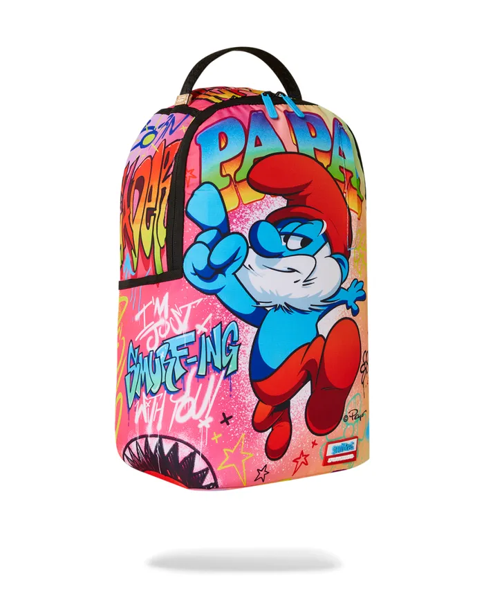 SPRAYGROUND Backpacks PAPA SMURF ON THE RUN BACKPACK 8211 Universal SPRAYGROUND Backpacks PAPA SMURF ON THE RUN BACKPACK 8211 Universal