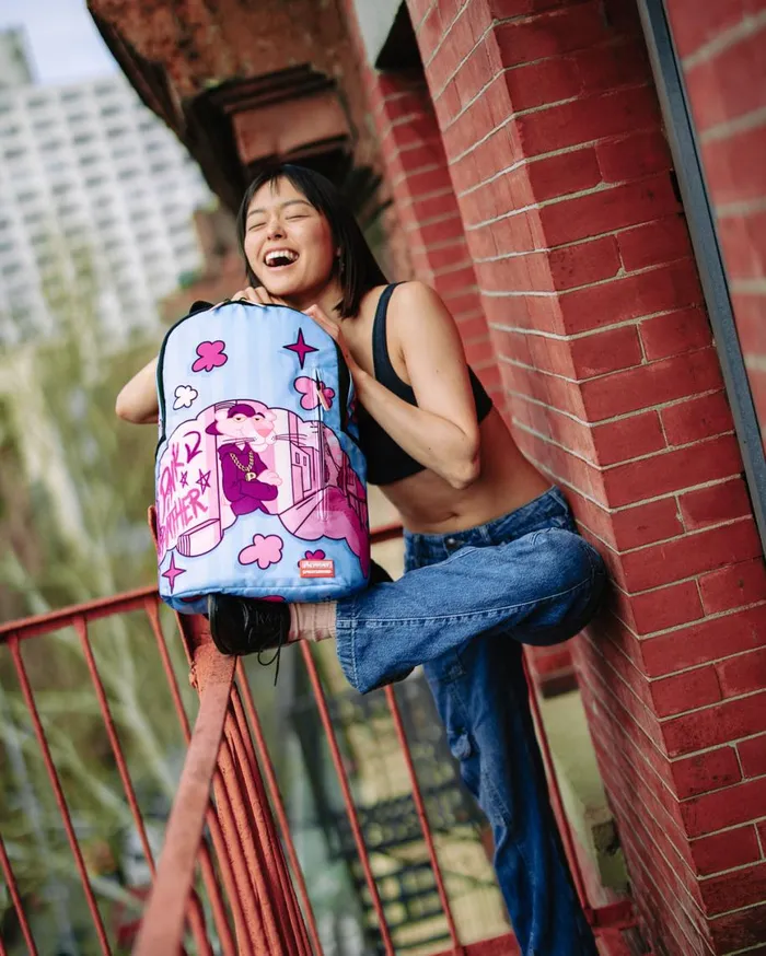 SPRAYGROUND Backpacks PINK PANTHER CITY STREETS DLXSR BACKPACK 8211 Universal