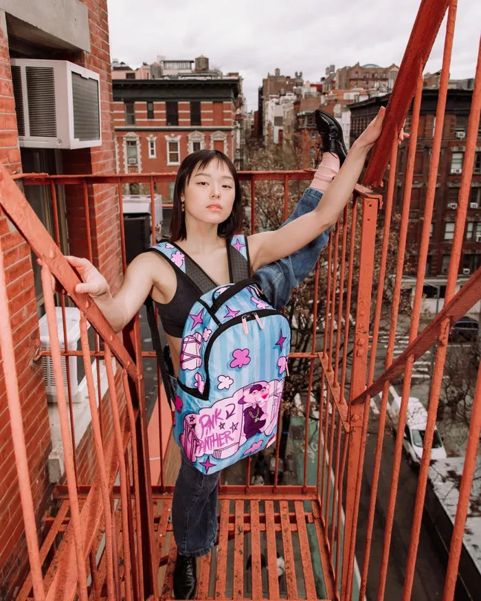 SPRAYGROUND Backpacks PINK PANTHER CITY STREETS DLXSR BACKPACK 8211 Universal