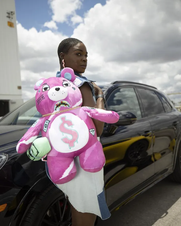 SPRAYGROUND Backpacks PINK PUNK MONEYBEAR TEDDYBEAR BACKPACK 8211 Universal SPRAYGROUND Backpacks PINK PUNK MONEYBEAR TEDDYBEAR BACKPACK 8211 Universal