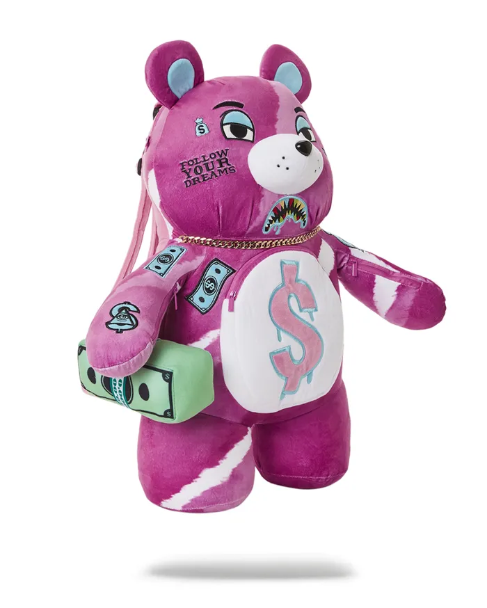 SPRAYGROUND Backpacks PINK PUNK MONEYBEAR TEDDYBEAR BACKPACK 8211 Universal SPRAYGROUND Backpacks PINK PUNK MONEYBEAR TEDDYBEAR BACKPACK 8211 Universal