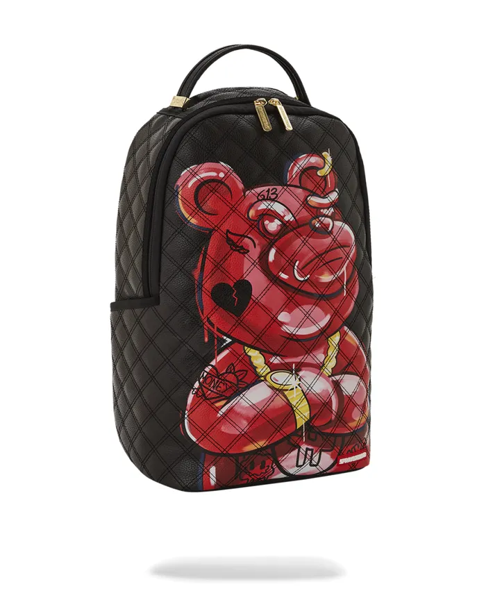 SPRAYGROUND Backpacks QUILT HAND PAINTED DIABLO BEAR BACKPACK DLXV 8211 Universal SPRAYGROUND Backpacks QUILT HAND PAINTED DIABLO BEAR BACKPACK DLXV 8211 Universal
