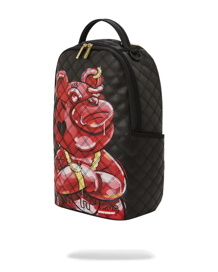 SPRAYGROUND Backpacks QUILT HAND PAINTED DIABLO BEAR BACKPACK DLXV 8211 Universal SPRAYGROUND Backpacks QUILT HAND PAINTED DIABLO BEAR BACKPACK DLXV 8211 Universal