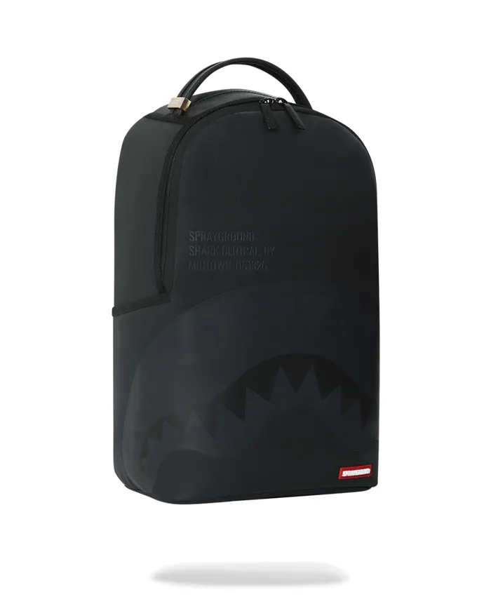 SPRAYGROUND Backpacks SHARK CENTRAL BLK ON BLK BACKPACK DLXV 8211 Universal