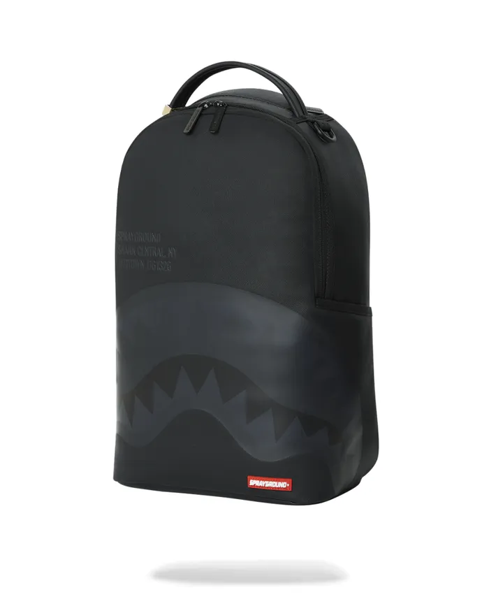 SPRAYGROUND Backpacks SHARK CENTRAL BLK ON BLK BACKPACK DLXV 8211 Universal