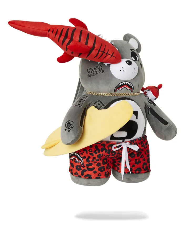 SPRAYGROUND Backpacks SHARK FRIENDS MONEYBEAR TEDDYBEAR BACKPACK 8211 Universal