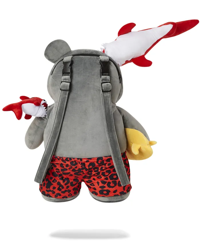 SPRAYGROUND Backpacks SHARK FRIENDS MONEYBEAR TEDDYBEAR BACKPACK 8211 Universal