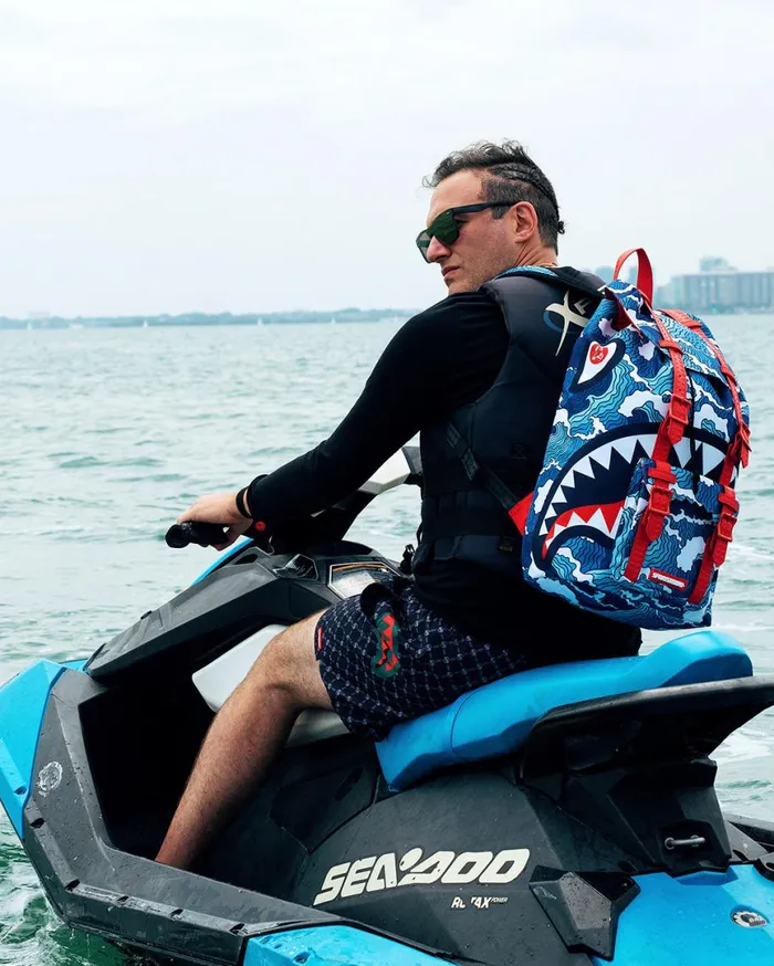SPRAYGROUND Backpacks SHARK WAVE HILLS BACKPACK 8211 Universal SPRAYGROUND Backpacks SHARK WAVE HILLS BACKPACK 8211 Universal