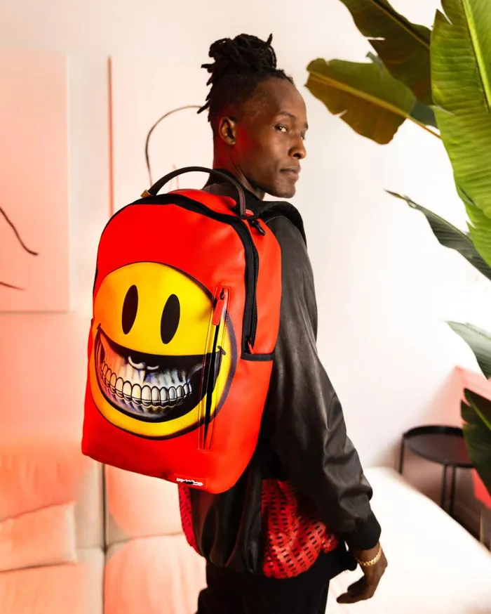 SPRAYGROUND Backpacks SMILE BIG GRIN RON ENGLISH COLLAB 8211 Universal SPRAYGROUND Backpacks SMILE BIG GRIN RON ENGLISH COLLAB 8211 Universal