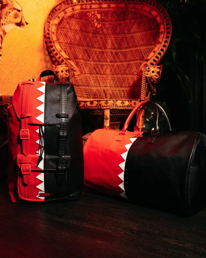 SPRAYGROUND Backpacks VERTICAL SHARK CUT and SEW HILLS BACKPACK 8211 Universal