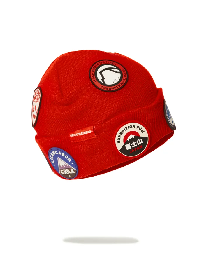 SPRAYGROUND Beanies THE GLOBAL EXPEDITION BEANIE 8211 Universal SPRAYGROUND Beanies THE GLOBAL EXPEDITION BEANIE 8211 Universal