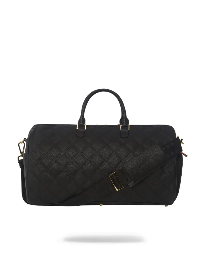 SPRAYGROUND Duffles NOIR QUILT GOLD CHAIN SHARK DUFFLE 8211 Universal