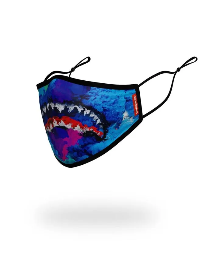 SPRAYGROUND Face Masks KIDS FORM FITTING MASK COLOR DRIP 8211 Universal