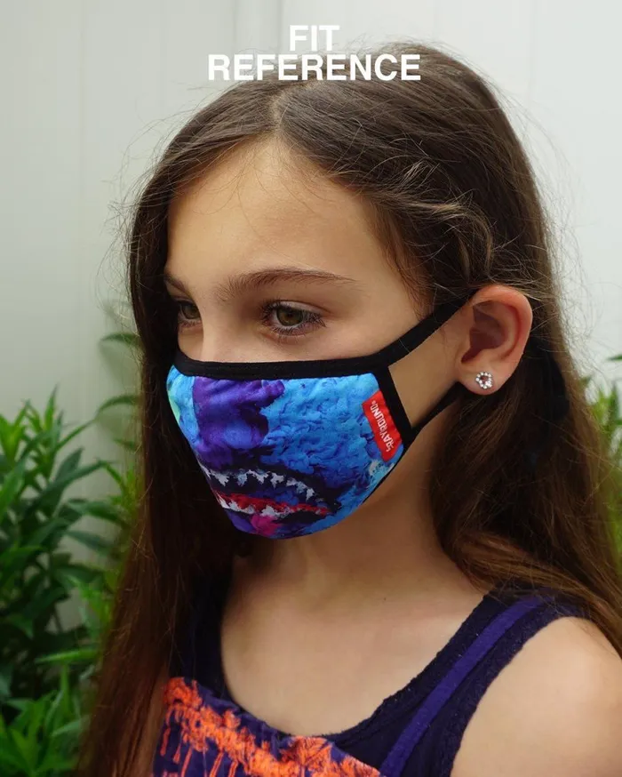 SPRAYGROUND Face Masks KIDS FORM FITTING MASK COLOR DRIP 8211 Universal