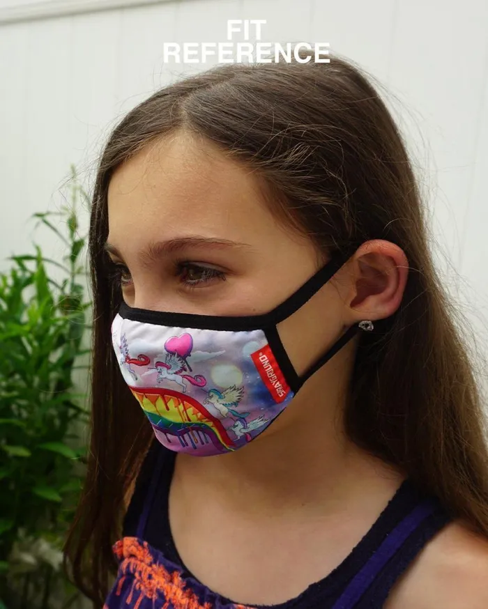 SPRAYGROUND Face Masks KIDS FORM FITTING MASK COLOR DRIP 8211 Universal