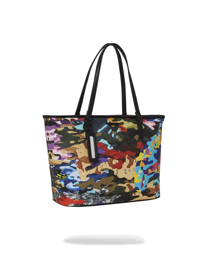 SPRAYGROUND Handbags SLICED AND DICED CAMO TOTE 8211 Universal