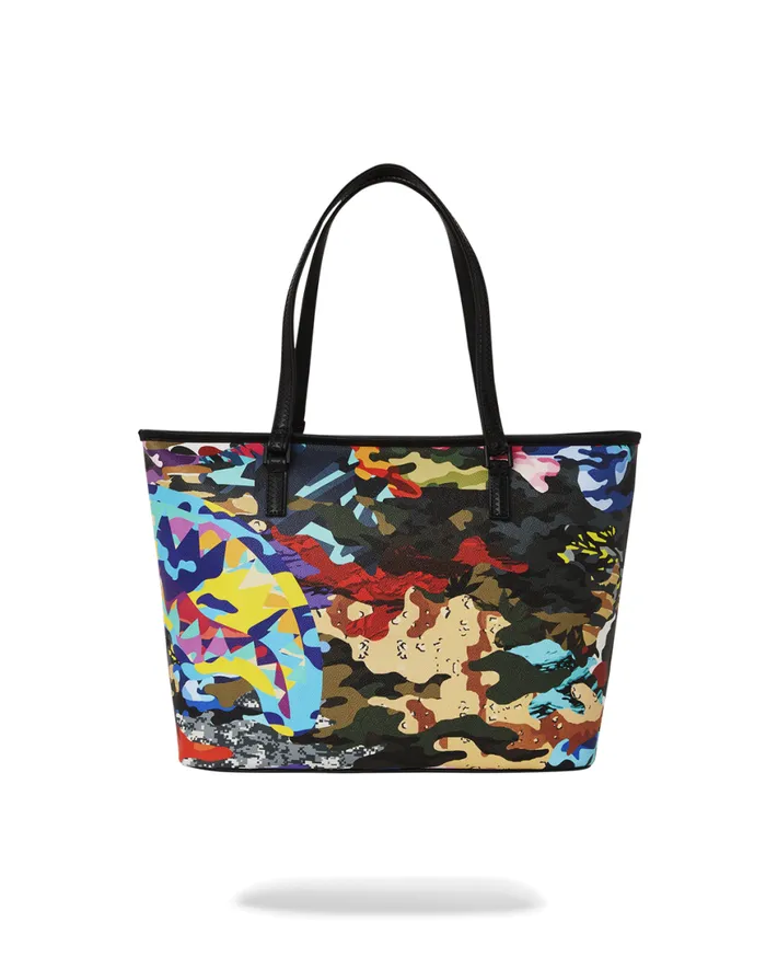 SPRAYGROUND Handbags SLICED AND DICED CAMO TOTE 8211 Universal