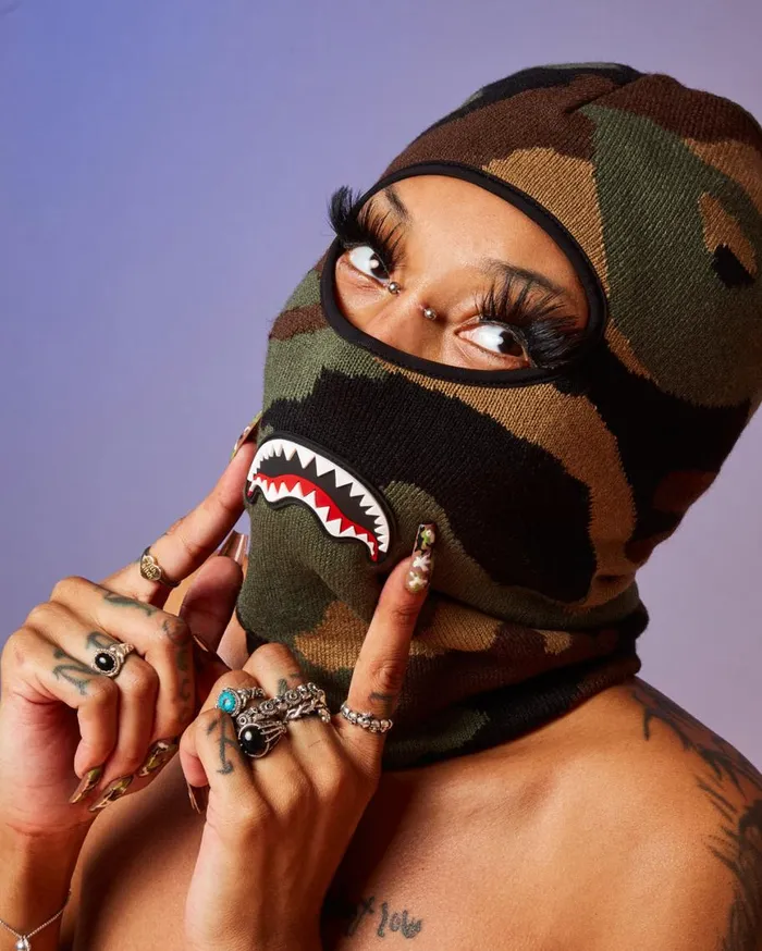 SPRAYGROUND Ski Masks CAMO SHARK SKI MASK 8211 Universal SPRAYGROUND Ski Masks CAMO SHARK SKI MASK 8211 Universal