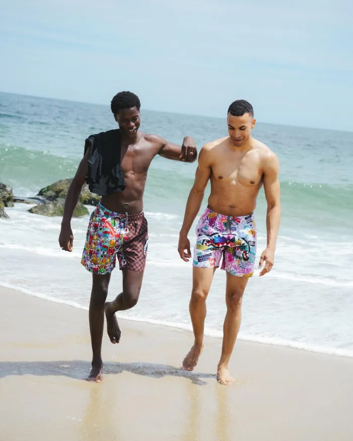 SPRAYGROUND Swimwear CREATE ANOTHER DAY SWIM SHORTS 8211 Universal SPRAYGROUND Swimwear CREATE ANOTHER DAY SWIM SHORTS 8211 Universal