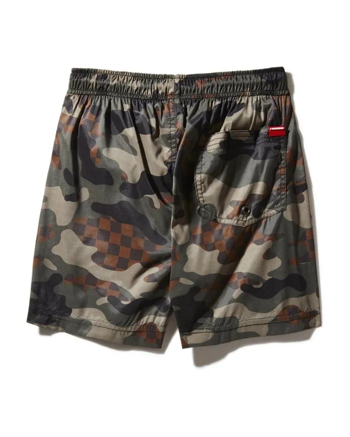 SPRAYGROUND Swimwear KIDS CAMO CHECKERED SWIM TRUNKS 8211 Universal SPRAYGROUND Swimwear KIDS CAMO CHECKERED SWIM TRUNKS 8211 Universal