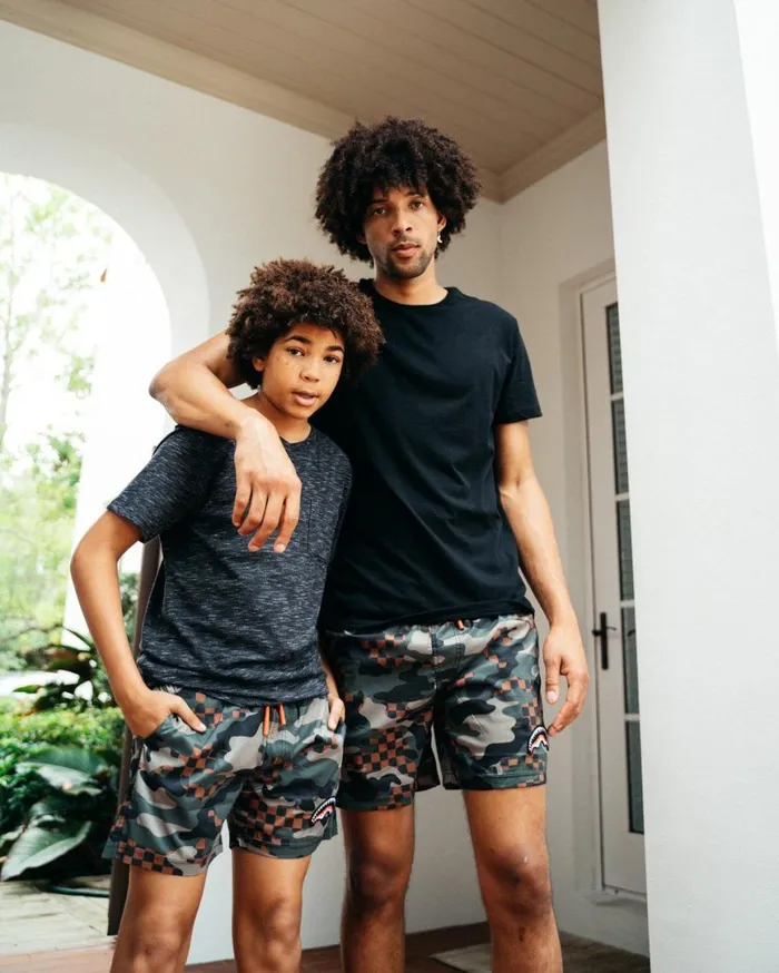 SPRAYGROUND Swimwear KIDS CAMO CHECKERED SWIM TRUNKS 8211 Universal SPRAYGROUND Swimwear KIDS CAMO CHECKERED SWIM TRUNKS 8211 Universal