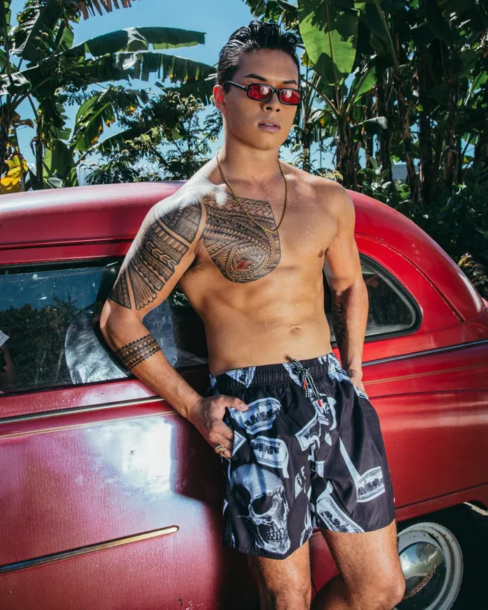 SPRAYGROUND Swimwear MONEY NIGHT SHOTO SWIM TRUNKS 8211 Universal
