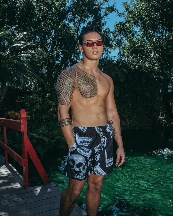 SPRAYGROUND Swimwear MONEY NIGHT SHOTO SWIM TRUNKS 8211 Universal