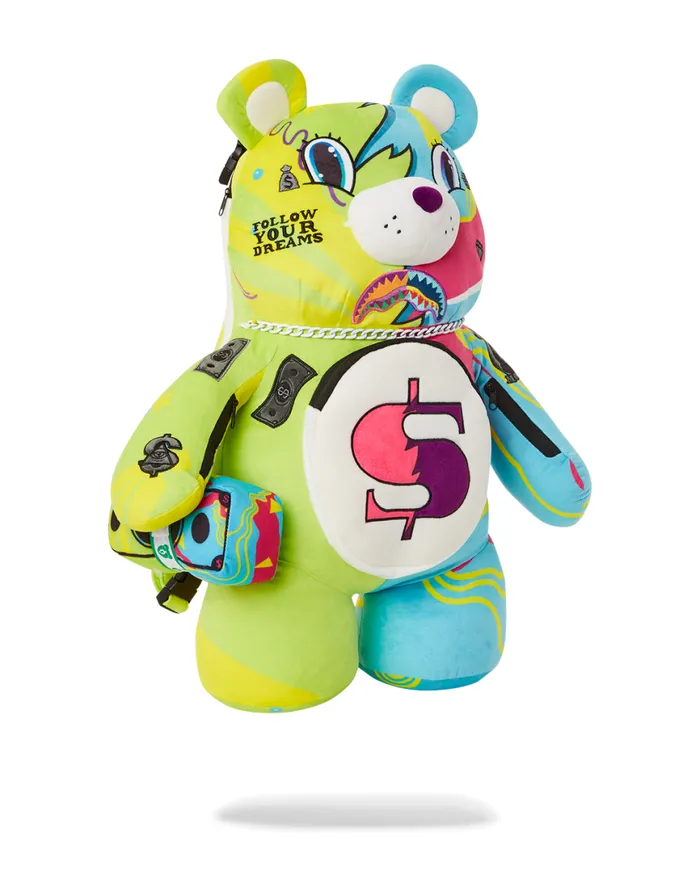 SPRAYGROUND Teddy Bear Backpacks SUPER WEIRD MONEYBEAR TEDDYBEAR BACKPACK 8211 Universal
