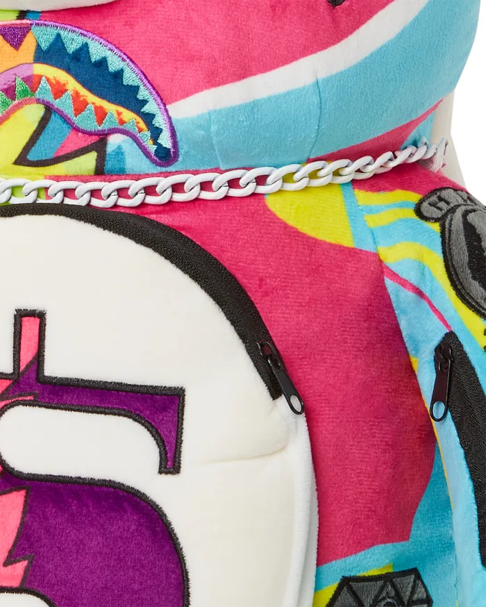 SPRAYGROUND Teddy Bear Backpacks SUPER WEIRD MONEYBEAR TEDDYBEAR BACKPACK 8211 Universal