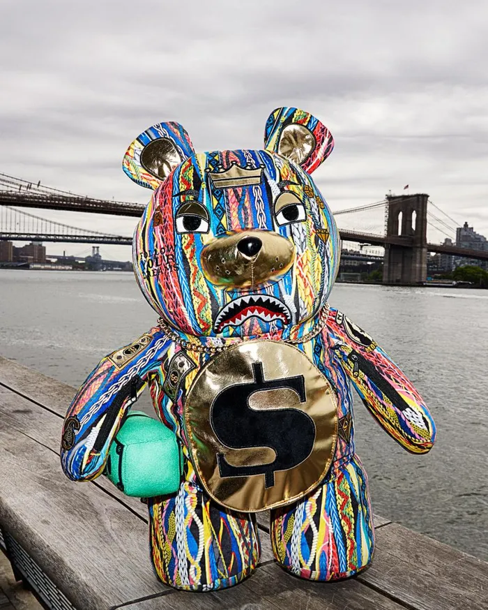 SPRAYGROUND Teddy Bear Backpacks THE GOLDEN AGE MONEYBEAR TEDDYBEAR BACKPACK 8211 Universal