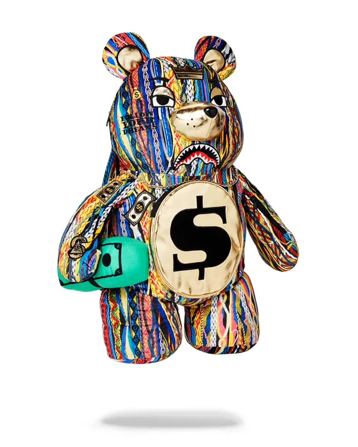 SPRAYGROUND Teddy Bear Backpacks THE GOLDEN AGE MONEYBEAR TEDDYBEAR BACKPACK 8211 Universal