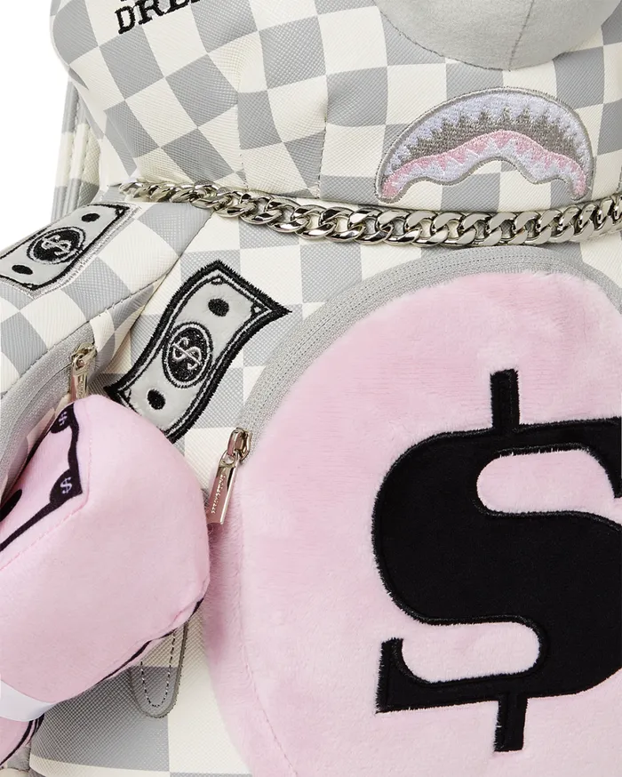 SPRAYGROUND Teddy Bear Backpacks XTC LA PALAIS MEDIUM MONEYBEAR TEDDYBEAR BACKPACK 8211 Universal SPRAYGROUND Teddy Bear Backpacks XTC LA PALAIS MEDIUM MONEYBEAR TEDDYBEAR BACKPACK 8211 Universal
