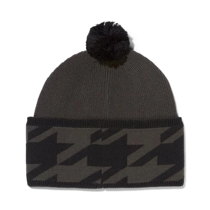 Spyder Hats Houndstooth Pom Wintermoss 8211 Womens