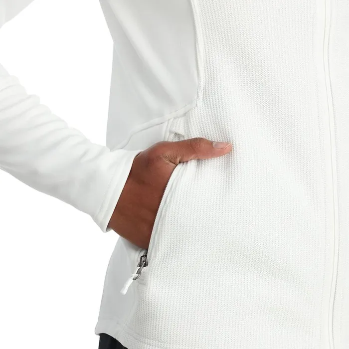 Spyder Sweaters Bandita Full Zip White 8211 Womens