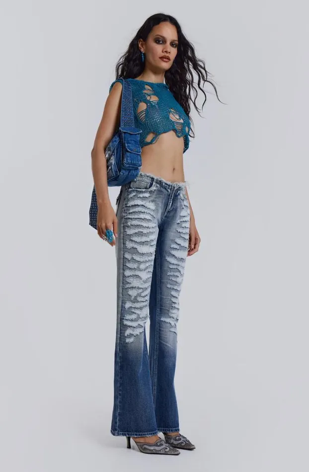 Statement Jeans Women Jaded London Viper Low Rise Jeans