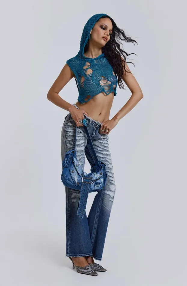Statement Jeans Women Jaded London Viper Low Rise Jeans