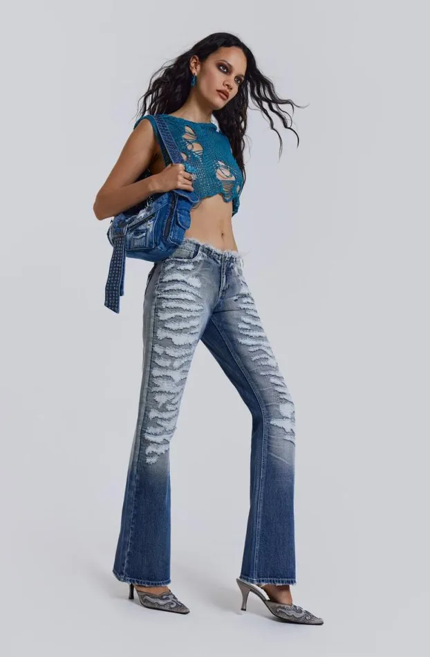 Statement Jeans Women Jaded London Viper Low Rise Jeans