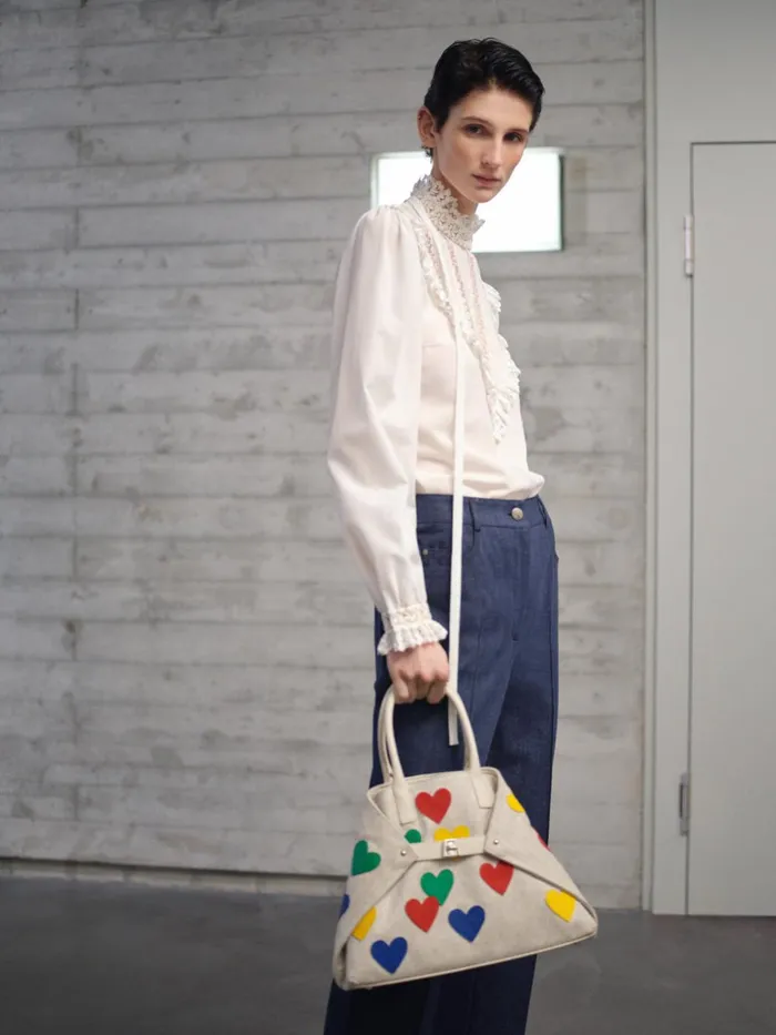 Stretch Denim Cropped Straight Leg Pants Denim Women Akris Pants
