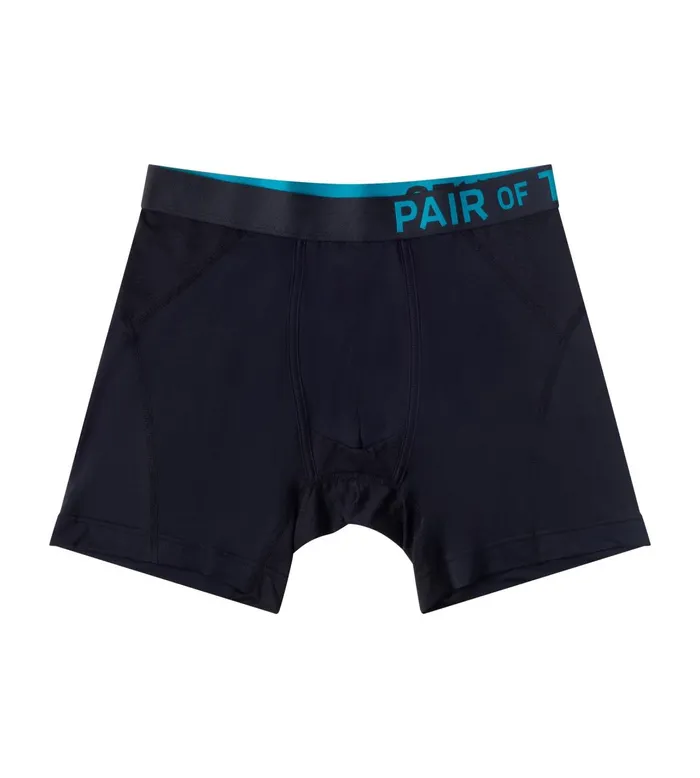 Supercool Boxer Briefs Black Turquoise Underwear 2 Pack Men Pair Of Thieves Boxer Briefs