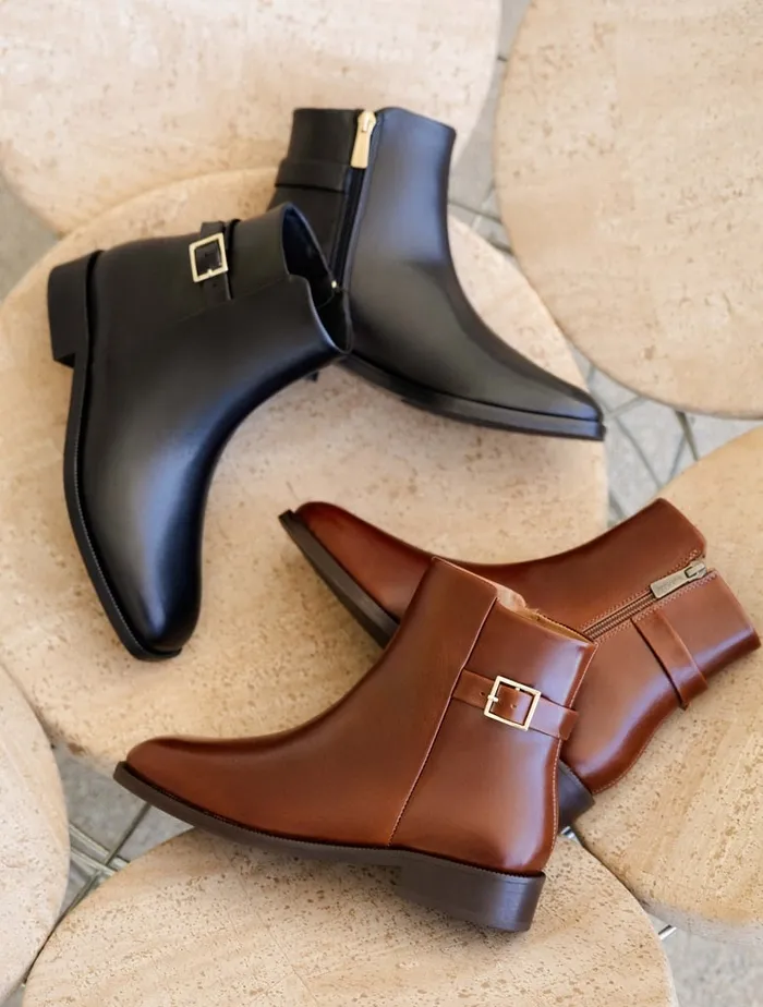 Susan Passion Black Women Bobbies Ankle Boots Susan Passion Black Women Bobbies Ankle Boots