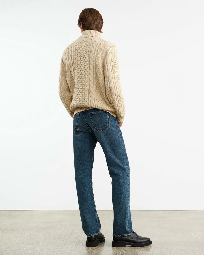 Sweaters DEWEY TURTLENECK SWEATER Wheat Nili Lotan Men