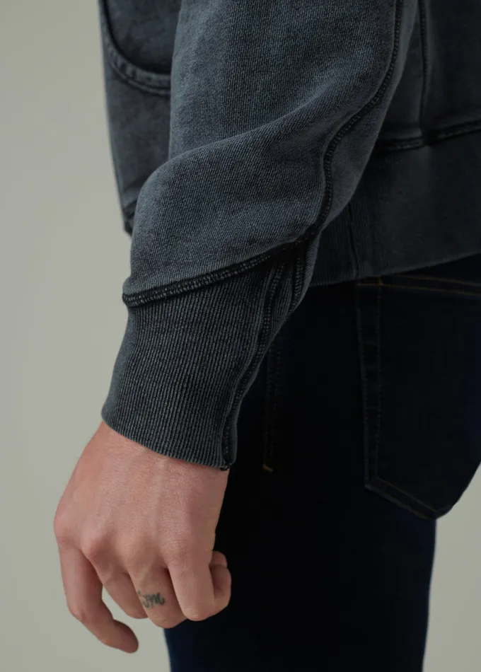 Sweaters Hoodies VINTAGE WASHED HOODIE Black Joe8217s Jeans Men