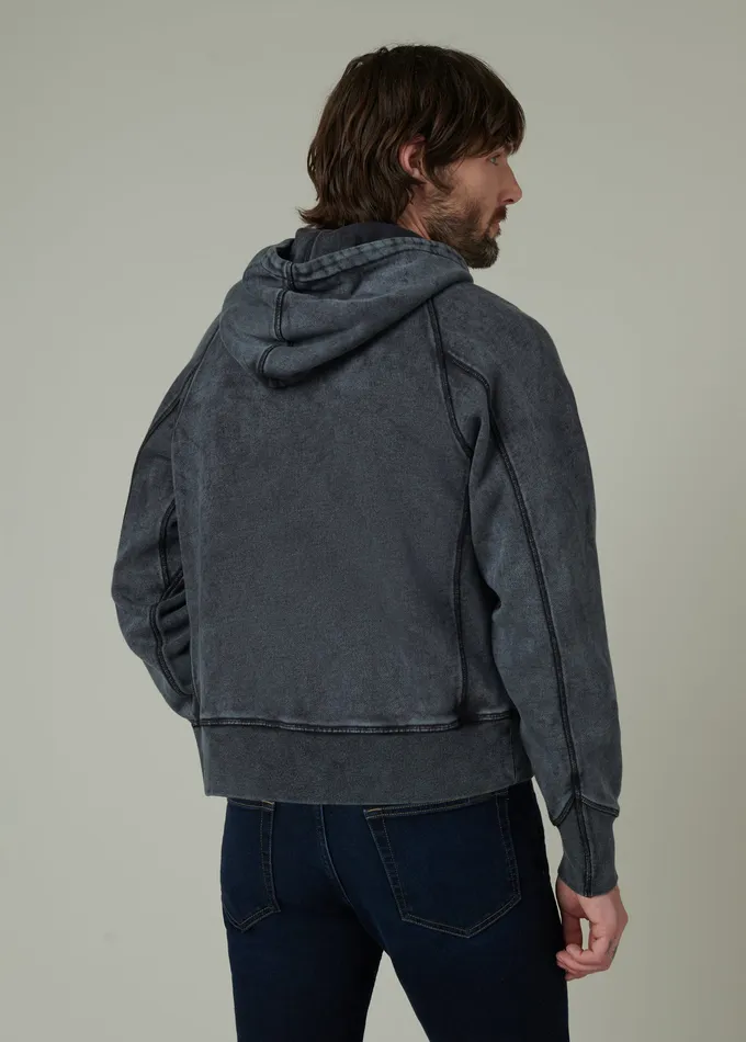 Sweaters Hoodies VINTAGE WASHED HOODIE Black Joe8217s Jeans Men