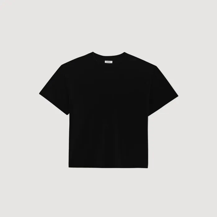 Tshirts and Polos Men SANDRO Oversized Tshirt Black