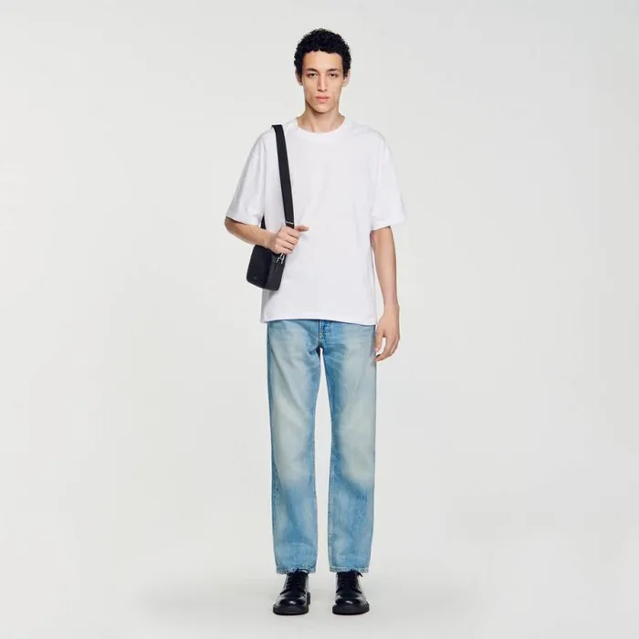 Tshirts and Polos Men SANDRO Oversized Tshirt White