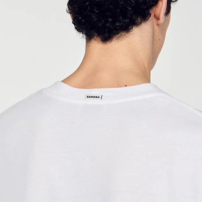 Tshirts and Polos Men SANDRO Oversized Tshirt White
