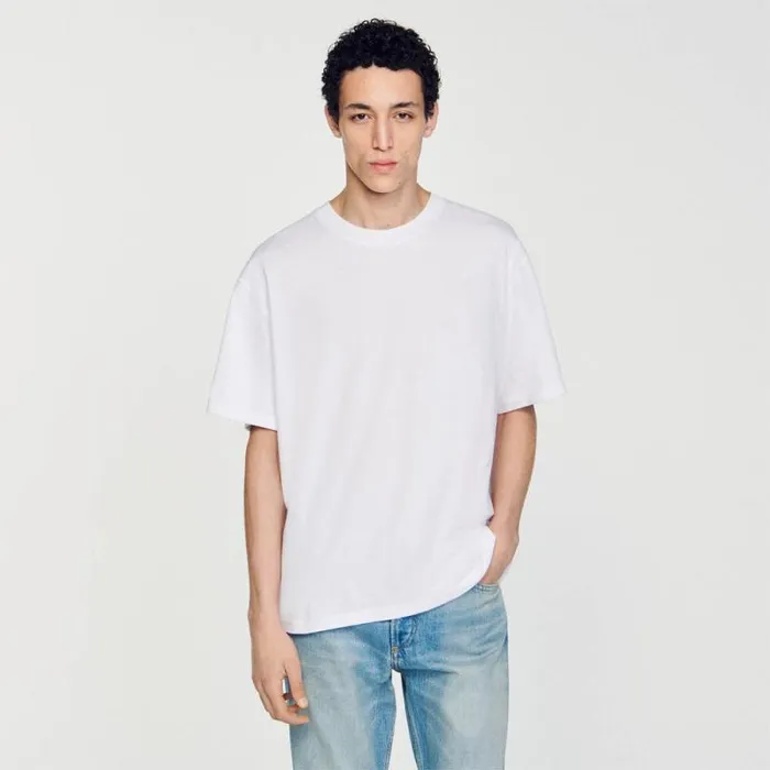 Tshirts and Polos Men SANDRO Oversized Tshirt White